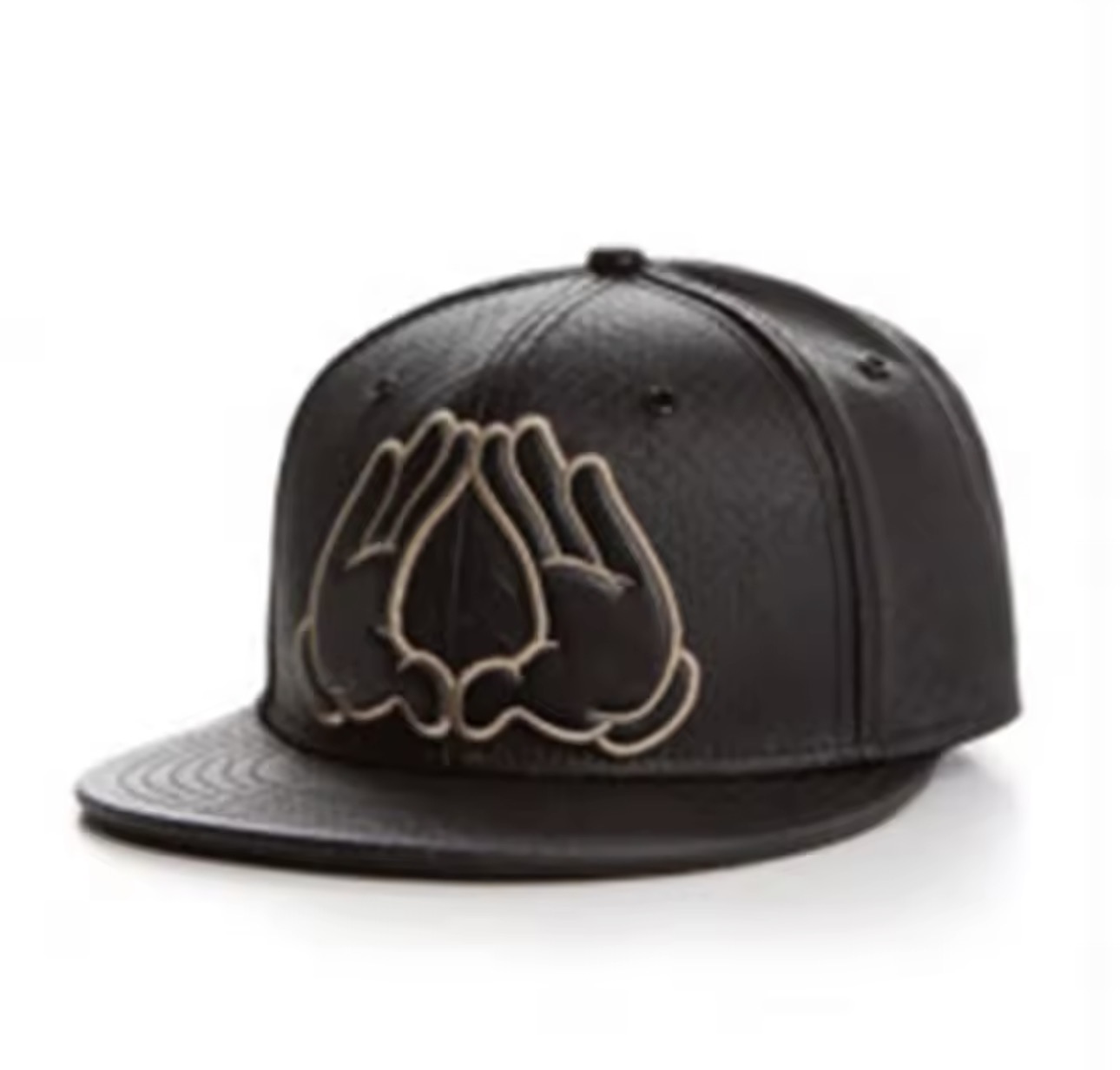 Hands Black Gold Cap